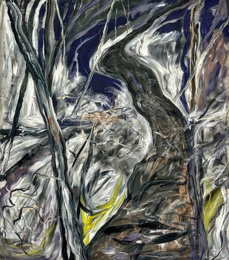 Lejos. 2022. Técnica mixta. 150x100 cm