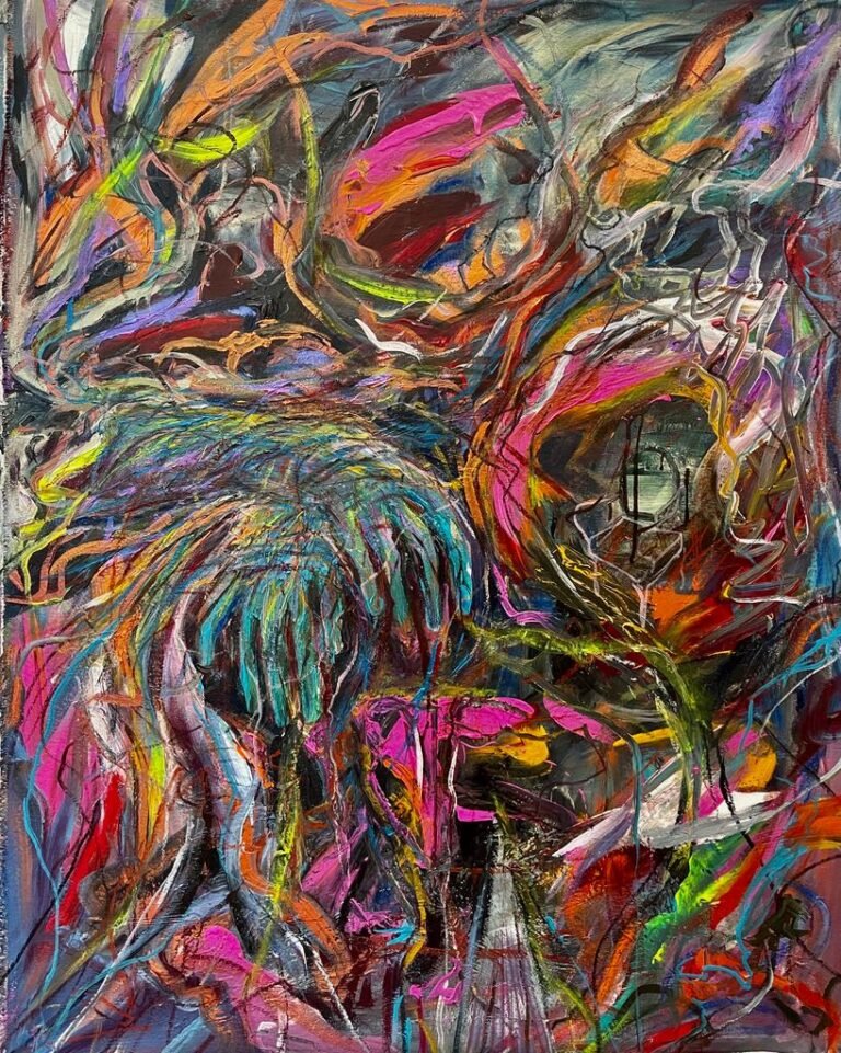 Paciencia. 2023. Técnica mixta. 100x80 cm