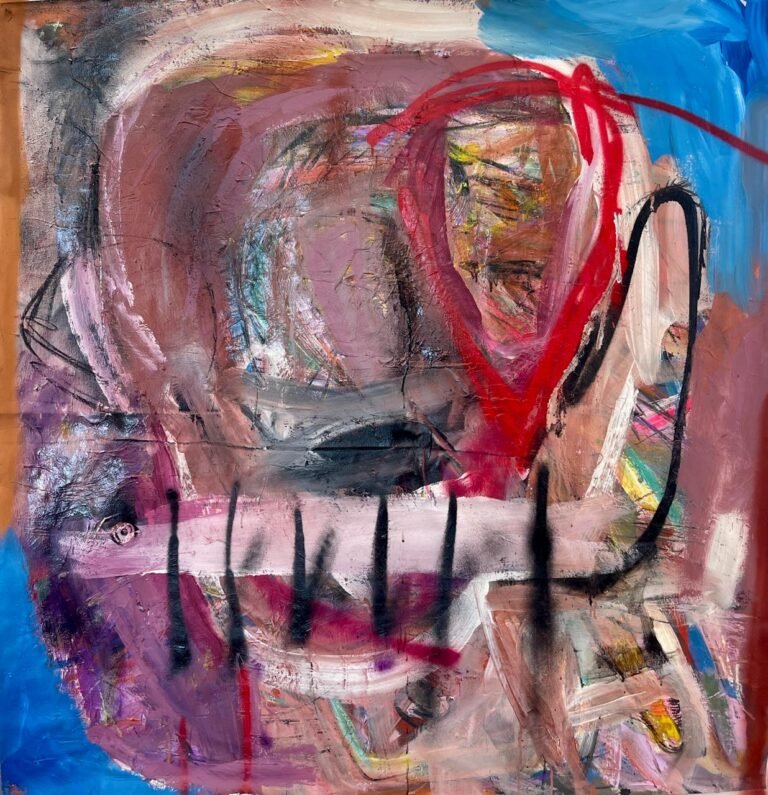 Silente. 2025. Técnica mixta. 138x133 cm