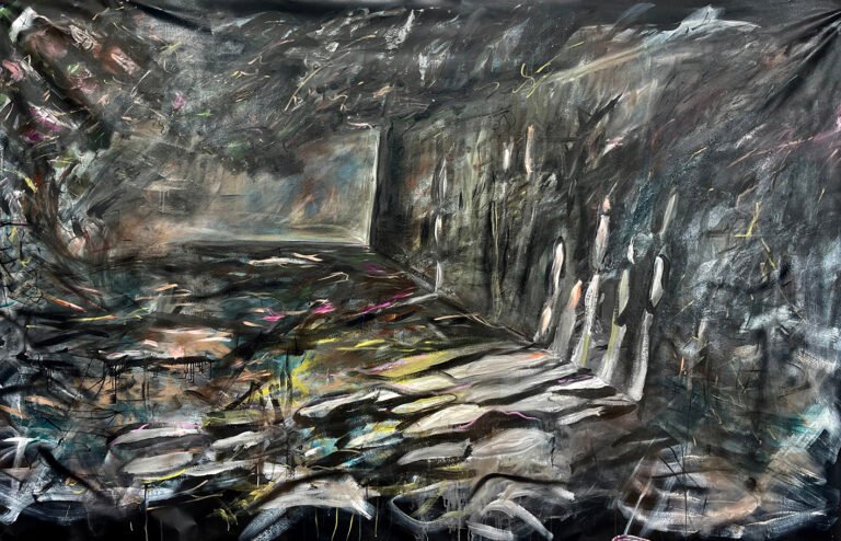 Y esa luz, es tu sombra. 2022. Técnica mixta. 200x325 cm